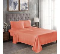 Home City, Bed Linen Set, Coral - King