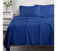 Home City, Bed Linen Set, Navy Blue - Eastern King