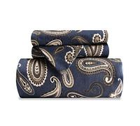 Home City, Bed Linen Set, Navy Blue - Single