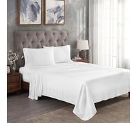 Home City, Bed Linen Set, White - Eastern King