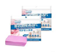 Home Cleaning Made Easy with Water Soluble Floor Cleaning Tablets for Tiles and Wood (60PCS-Pink)