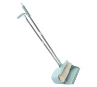 Home Cleaning to Ground Dustpan and Brush Set with Plastic and Stainless Steel Materials for Collecting Trash from Narrow Corners for Home and Dorm Use, for and
