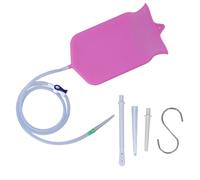 Home Cleansing System, Portable Enema Kit for Safe Colon Detox Cleanse, Medical-Grade Silicone Set with Flexible Reusable Tips for Easy Bowel Care