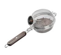 Home Coffee Bean Roaster Tool - CAFEMASY Portable Stainless Steel Handy Coffee Roaster Mesh Pan Tool with Thermometer for Home & Outdoor Coffee Beans Baking