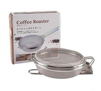 Home Coffee Bean Roaster Tool,Stainless Steel Portable Coffee Roaster Mesh Pan For Home Roasting For Gas,Electric Stoves(fold 120g)