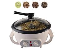 Home Coffee Roaster, Household Electric Coffee Bean Baker Nut Peanut Cashew Chestnuts Roasting Machine Adjustable Temperature 1.6 Pounds Capacity for Cafe Shop/Home No Stovetop Required (with Timer)
