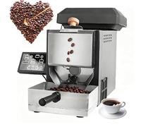 Home Coffee Roaster Machine, 700W Electric Coffee Bean Roasting Machine, 200g Capacity, Cooling Tray & Smoke Filter & Chaff Collector, Transparent Viewing Roasting Drum, Automatic Baking