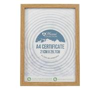 Home Collection A4 Picture Frame With Real Glass, Photo & Certificate Frame, Premium Wood Effect, Cambridge Range
