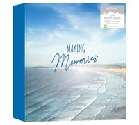 Home Collection Beach Design Slip In Memo Photo Album 200 Photos 4 x 6" Holiday Family 22 x 22cm