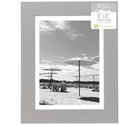 Home Collection Stylish Silver Grey Photo Frame Table & Wall Display Glass Window Gift 6 x 8