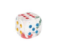 Home Collections 1.52 inches Natural Quartz Clear Dice Hand Carved for Card Games,Math Activities (Color : Clear, Size : 1.52 inch)