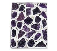 Home Collections 1.7 LB Natural Amethyst Cluster Specimen Natural Raw Amethyst Geode Rock Crystal Stones Witchcraft Gemstone for Home Decoration Crafts Decor Gifts