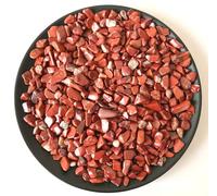Home Collections 100g Natural Red Jasper Crystal Tumbled Stone Gemstone Chip Quartz Crystals Natural Stones,100g 7-9mm (Color : 100g 12-15mm)