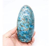 Home Collections Home Decoration 400g-1000g Natural Feng Shui CrystalStones Flashy Blue Apatite Free Form 1pc Stones (Color : 1pc 630g-730g)