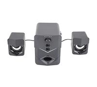 Home Computer Speakers, Wired Stereo Speaker Subwoofer with Enhanced Bass & Clear Sound for Desktop Laptop PC Gaming Work Entertainment