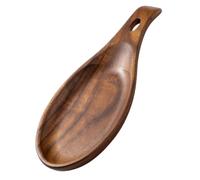 Home Cooking Spoon Holder Wooden Rest Tray, A