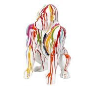HOME DECO FACTORY Decorative Figurine Gorilla White 46 cm