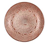 HOME DECO FACTORY, KA0459 Sahara Terracotta Plate Diameter 27 cm - Design Inspired by Desert Landscapes, in Durable Terracotta, Ideal for All Your Dishes - Red