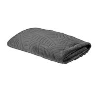 HOME DECO FACTORY, TX0098, Soft and Elegant Embossed Flannel Blanket, Perfect for The Sofa or Bed, Easy to Maintain, Ideal for All Occasions - 120 x 150 cm, Dark Grey