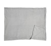 HOME DECO FACTORY, TX0116, Soft and Elegant Blanket, Perfect for the Sofa or Bed, Easy to Care, Ideal for All Occasions, 150 x 200 cm, Textile-Polyester, Microfibre Light Grey