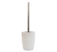 Home Deco London Ceramic Hearts Bathroom Accessory Set & Toilet Brush White Bathroom Accessory Set, Bathroom Equipment Set (Toilet Brush)