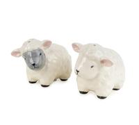 Home Deco London Julia Sheep Ceramic Vase, Farmhouse Kitchen Countertop Decor, White Dinning (Salt & Pepper Pots)