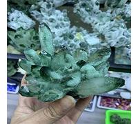 Home Decor, 300-800g Natural Green Ghost Phantom Quartz Crystal Cluster Rock Stones and Crystals Reiki Specimen Home Decor Gifts,Natural Crystal (Size : 320-400g) xiaguolingsm (Size : 700-800g)