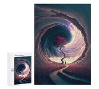 Home Décor Activity - Spiral Path to The Tree of Dreams, Decorative Jigsaw for Grown-Ups, 300 PCS, for Mindful Indoor Entertainment