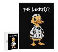 Home Décor Activity - The Ducktor Duck Goose, Decorative Jigsaw for Grown-Ups, 500 PCS, for Mindful Indoor Entertainment