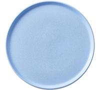 Home decor aesthetic,Serving Tray and Platter, Round ceramic coarse Stylish Farmhouse Decor(Sky blue,S)