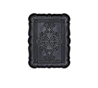 Home decor aesthetic,Wooden Entrance Storage Totem Print Dining Desktop Storage Tray(Black,M)