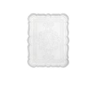 Home decor aesthetic,Wooden Entrance Storage Totem Print Dining Desktop Storage Tray(White,M)