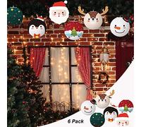 Home Decor Clearance 6 Pcs Christmas Decorations Party Paper Lanterns Set, Christmas Trees Decorations,For Christmas Party Decor for Xmas Decorations Wedding Party