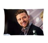 Home decor Design The American Popular Singer-actor Justin Timberlake Rectangle Pillowcases Pillow Cover 16x24 (one side)