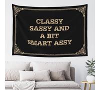 Home Decor for Men Classy, Sassy and A Bit Smart Assy Tapestyr Tapastry'S Wall Hanging Sports Bar Decor(100X150CM)