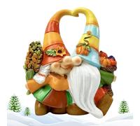 Home Decor Gnome | Autumn Home Decor | Seasonal Sculpture Ornament for Table Garden Indoor Outdoor Fall Thanksgiving Decoration