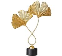 Home Decor Iron Golden Ginkgo Leaf Ornaments