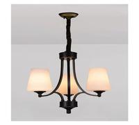 Home Decor led Lights Pendant Lamps Living Chandeliers Compatible with Dining Room Hanging Indoor Lighting Ceiling Chandelier,Hanging Light(3 Heads Black)