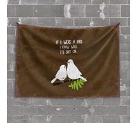 Home Decor Men If I were A Bird, I'd Choose to Poop On... Tapestry Wall Decor Aesthetic Wall Decor Aesthetic(75X100CM)