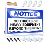 Home Decor Men Notice No Trucks Or Heavy Equipment Beyond This Point Tin Sign Bar Man Cave Decor Bar Decor For Home(30X40CM)