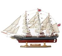 HOME DECOR SAILINGSTORY Wooden Model Ship Clipper Cutty Sark 1/125 Scale Replica Ship Model Sailboat Medium