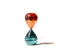 Home Decor Statue Hourglass Sand Timer Glass Hourglass Triangle 15-minute Timer Fall-proof Ornaments Suitable For Home, Desk, Office Tabletop Figurines (Color : B)