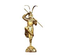 Home Decor Statues Brass Monkey King Ornaments Living Room Decorations Bronze Statue Counter Feng Shui Wealth Decoration Desktop Figurines (One Color A)