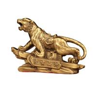 Home Decor Statues Brass Tiger Ornaments, Living Room Corridor Decorations, Home Creative Crafts, Antique Shelf Sculptures Desktop Figurines (One Color A)