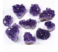 home decoration 1/5PC 1PC/50-60g Natural Raw Purple Brazilian Amethyst Quartz Crystal Cluster Druzy Geode Stone Home Decor Craft Ornament(Color:1pc)