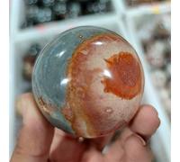home decoration 1 Piece of Natural Ocean Jasper Crystal Ball Great Choice for Home Decoration (Size : 5.1-6cm)