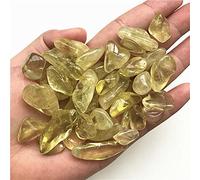 home decoration 10-18mm Natural Lemon Yellow Quartz Crystal Stones Tumbled Citrine Stones Natural Quartz Crystals 50g Gift