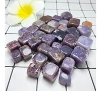 home decoration 100-500g Natural Kunzite Crystal Tumbled Stone lepidolite stone Crystal Polished Palm Stone Beautiful Crystal (Size : 100g)