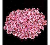 home decoration 100 x Color Rock Acrylic Crystal Stone Transparent Vase Decorative Stone Fish Tank Home Wedding Decorations Gift (Color : Green)