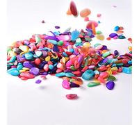 home decoration 100g 4 Sizes Various Styles Natural Mixed Quartz Crystal Stone Rock Gravel Tank Decor Natural Stones and Minerals Gift (Color : Jj875, Size : 3 5mm)